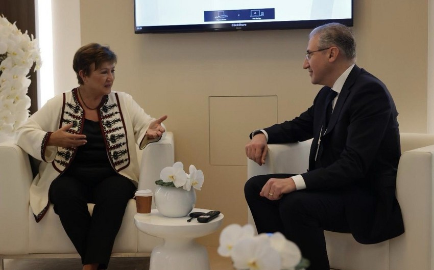 Muxtar Babayev BVF icraçı direktoru ilə COP29-u müzakirə etdi
