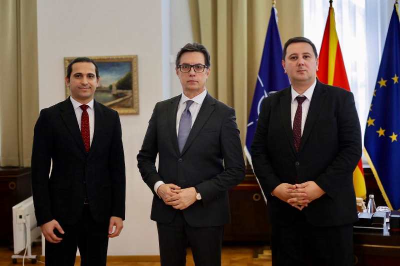 Şimali Makedoniya prezidenti ilə Azərbaycanla əlaqələr müzakirə olundu