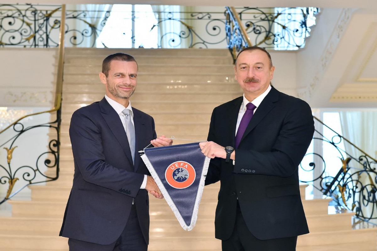 UEFA Prezidentindən İlham Əliyevə təbrik