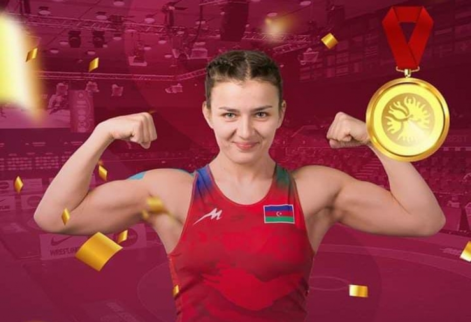 Daha bir qadın güləşçimiz qızıl medal qazandı 