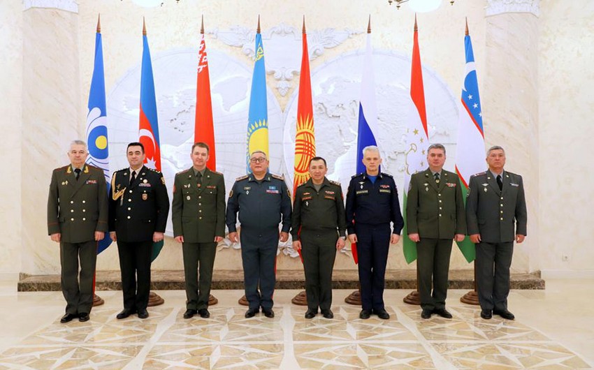 Hərbi attaşelik aparatının nümayəndələri Moskvada keçirilən iclasda - FOTO