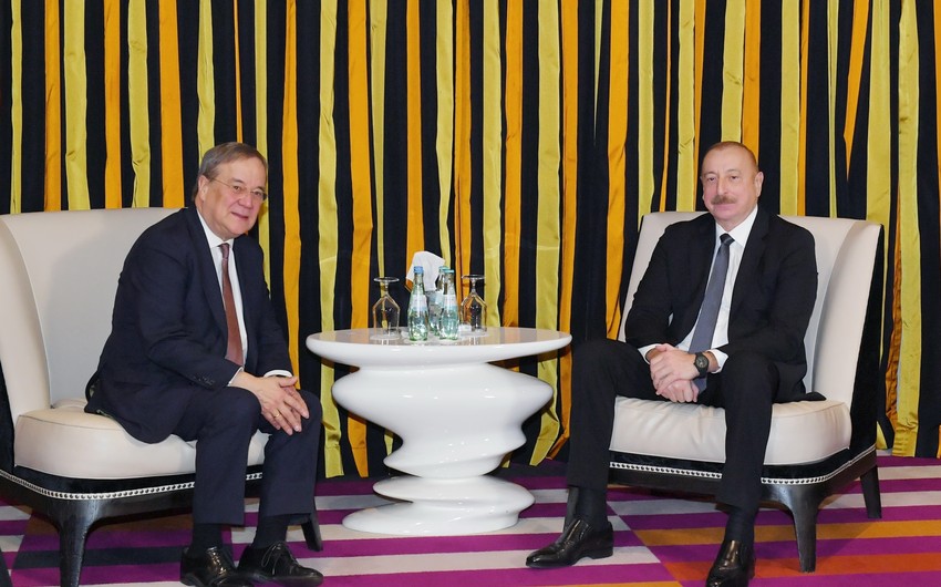 İlham Əliyev Münxendə daha bir görüş keçirdi