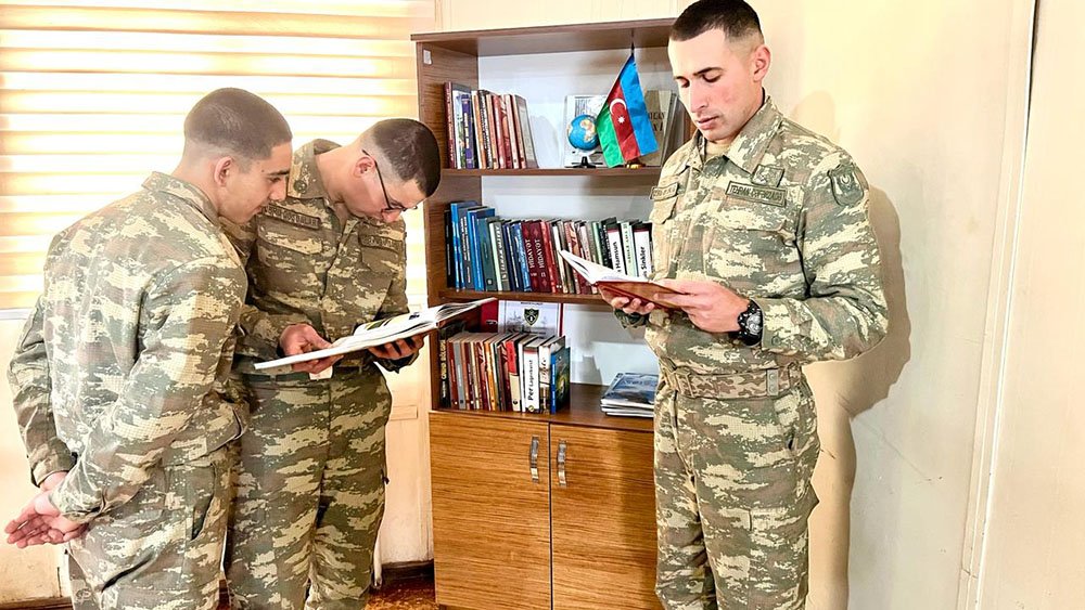 Hərbçilərin asudə vaxtının səmərəli təşkili üçün şərait yaradıldı
