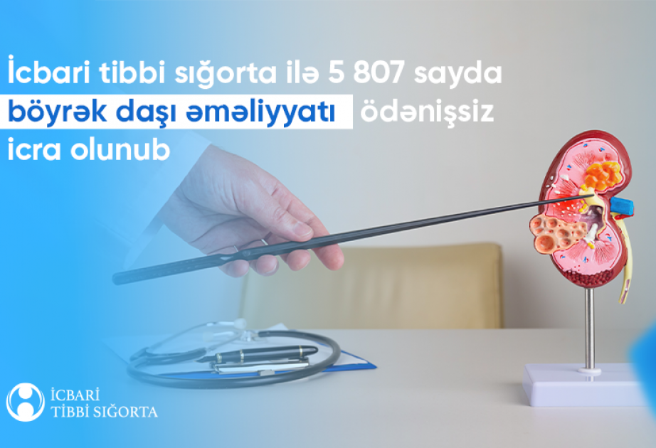 Böyrək daşlarının xaric edilməsi icbari tibbi sığortaya daxildir