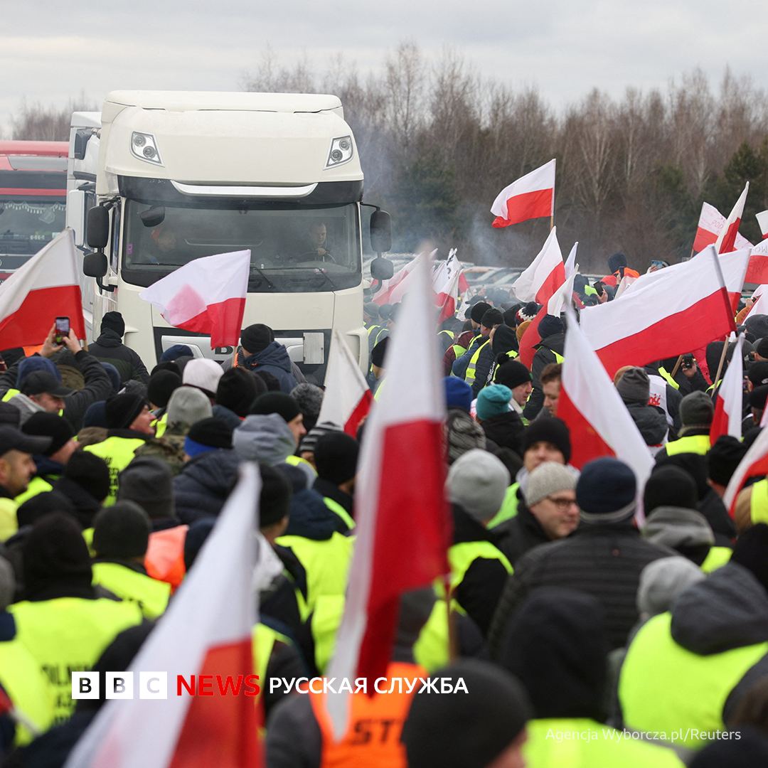 Polşa-Ukrayna sərhədində nə baş verir? - Fermerlər sərnişinləri buraxmır...