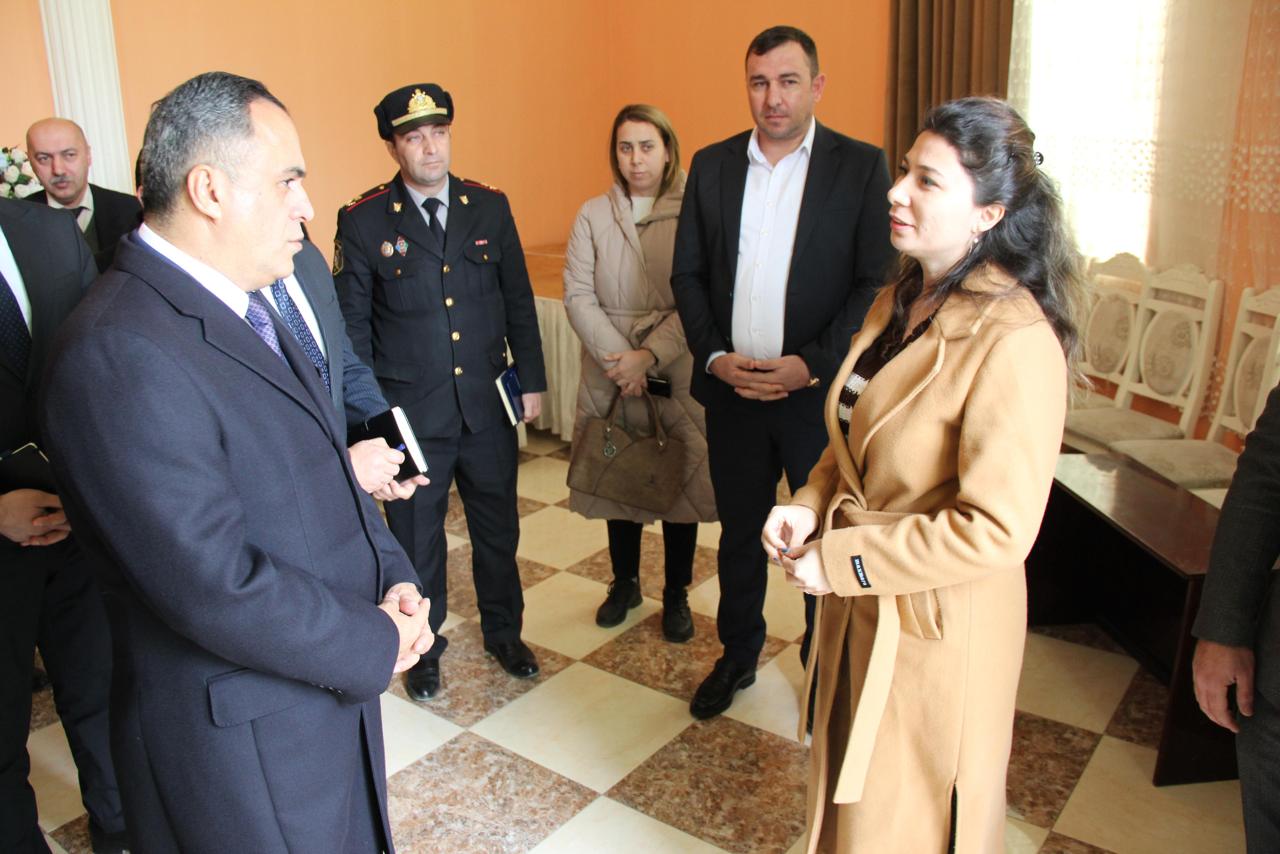 Goranboyun Muzdurlar kəndində səyyar qəbul keçirildi