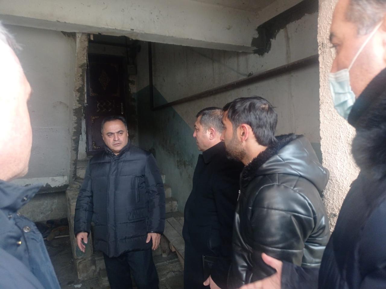 Goranboyda sakinlərin mənzil şəraiti yaxşılaşdırılır - FOTO