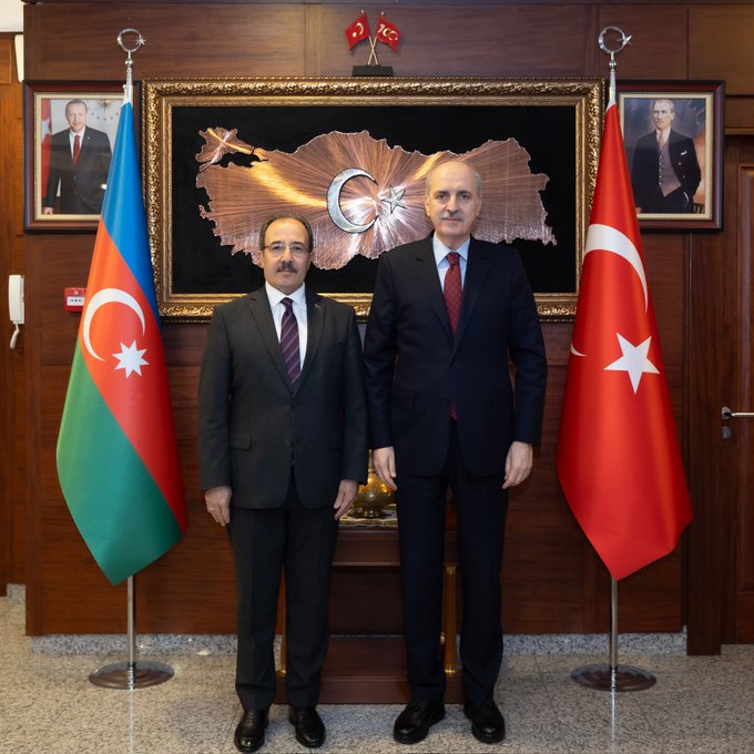 Numan Kurtulmuş Bakıdakı Türkiyə səfiri ilə görüşüb - PAYLAŞIM