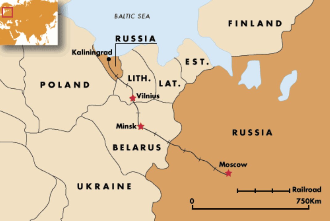 Kalininqrada gedən tranzit qatarların sərnişinləri Litvada enə bilməz - QADAĞA