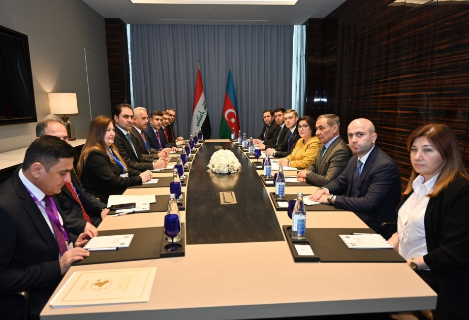 Sahibə Qafarova daha bir həmkarı ilə görüş keçirdi