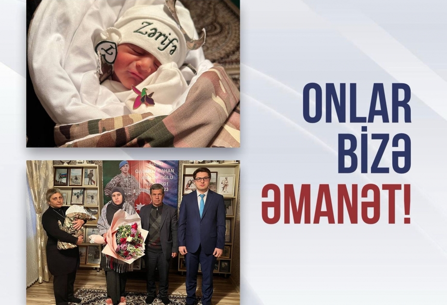 Şəhidin övladı dünyaya gəldi, xərcləri qarşılandı