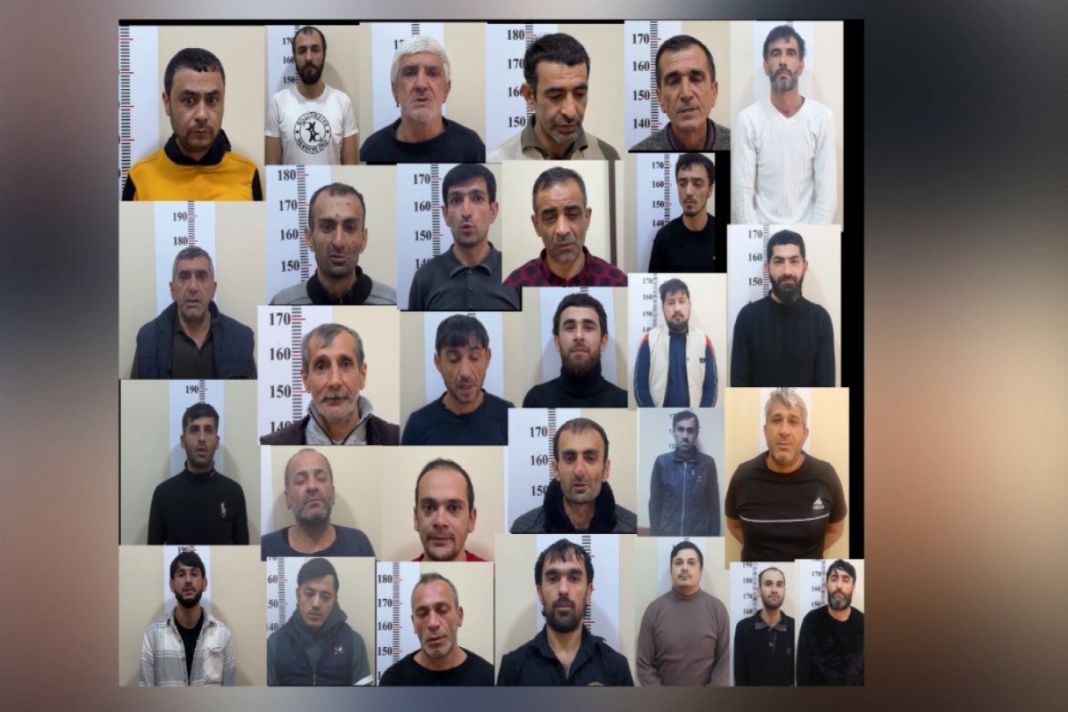 Polis Gədəbəydə əməliyyat keçiddi - 30-dan çox narkotacir saxlanıldı