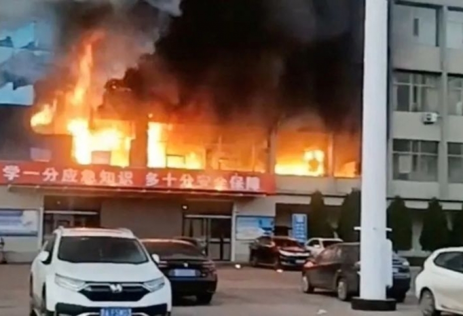 Çində dəhşətli yanğın: 15 ölü 