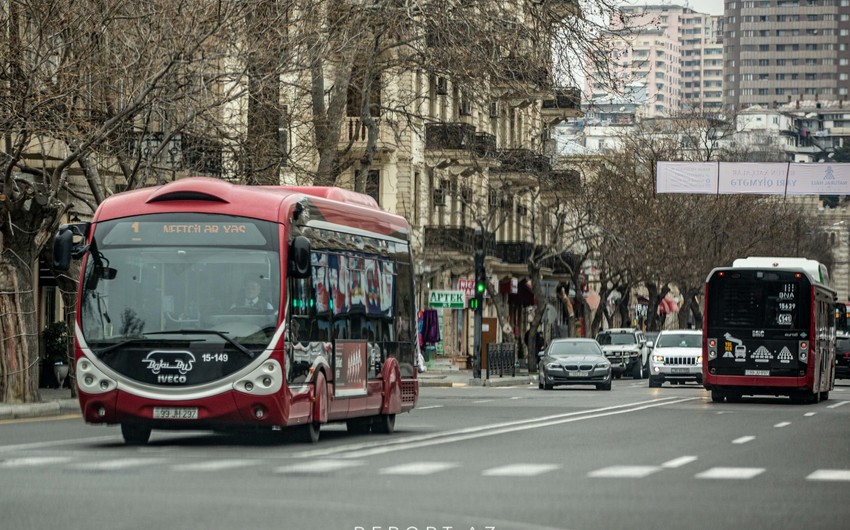 Bu avtobusların hərəkəti dəyişəcək