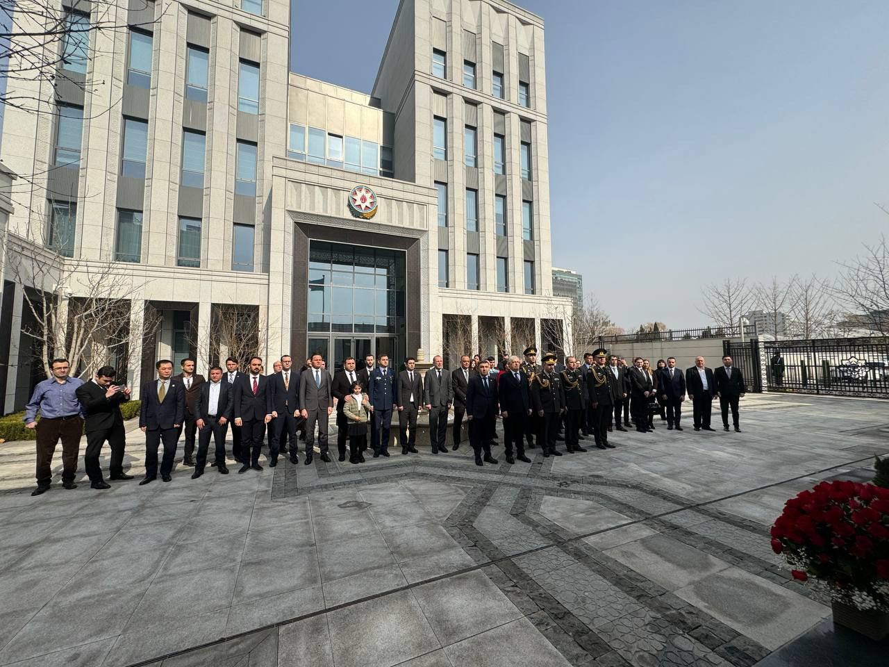 Çindəki səfirliyimizdə Xocalı soyqırımı anılıb - FOTO