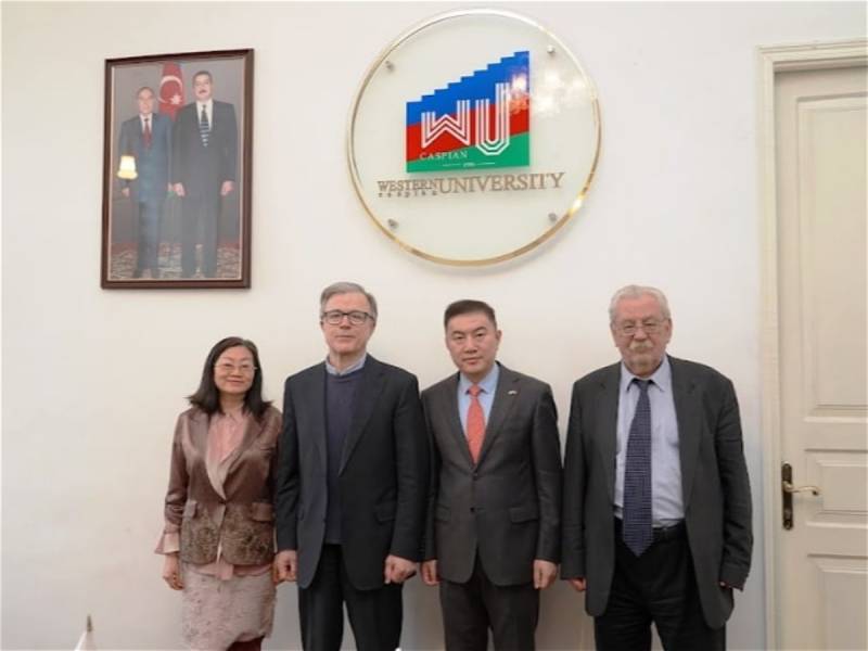 ADU ilə Qərbi Kaspi Universiteti arasında əməkdaşlıq müqaviləsi imzalandı - FOTOLAR