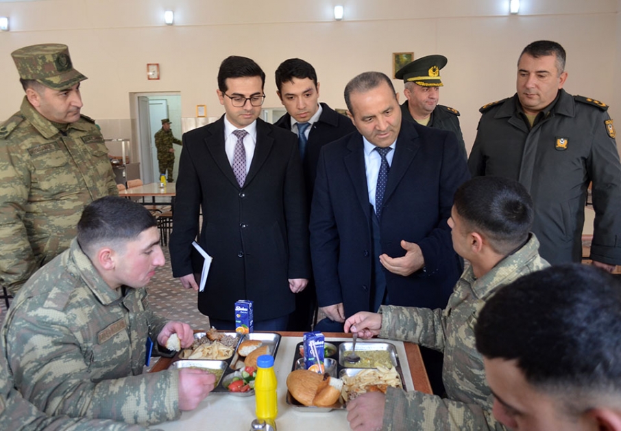 Ombudsmanın əməkdaşları hərbi hissəsələrdə oldular - FOTO
