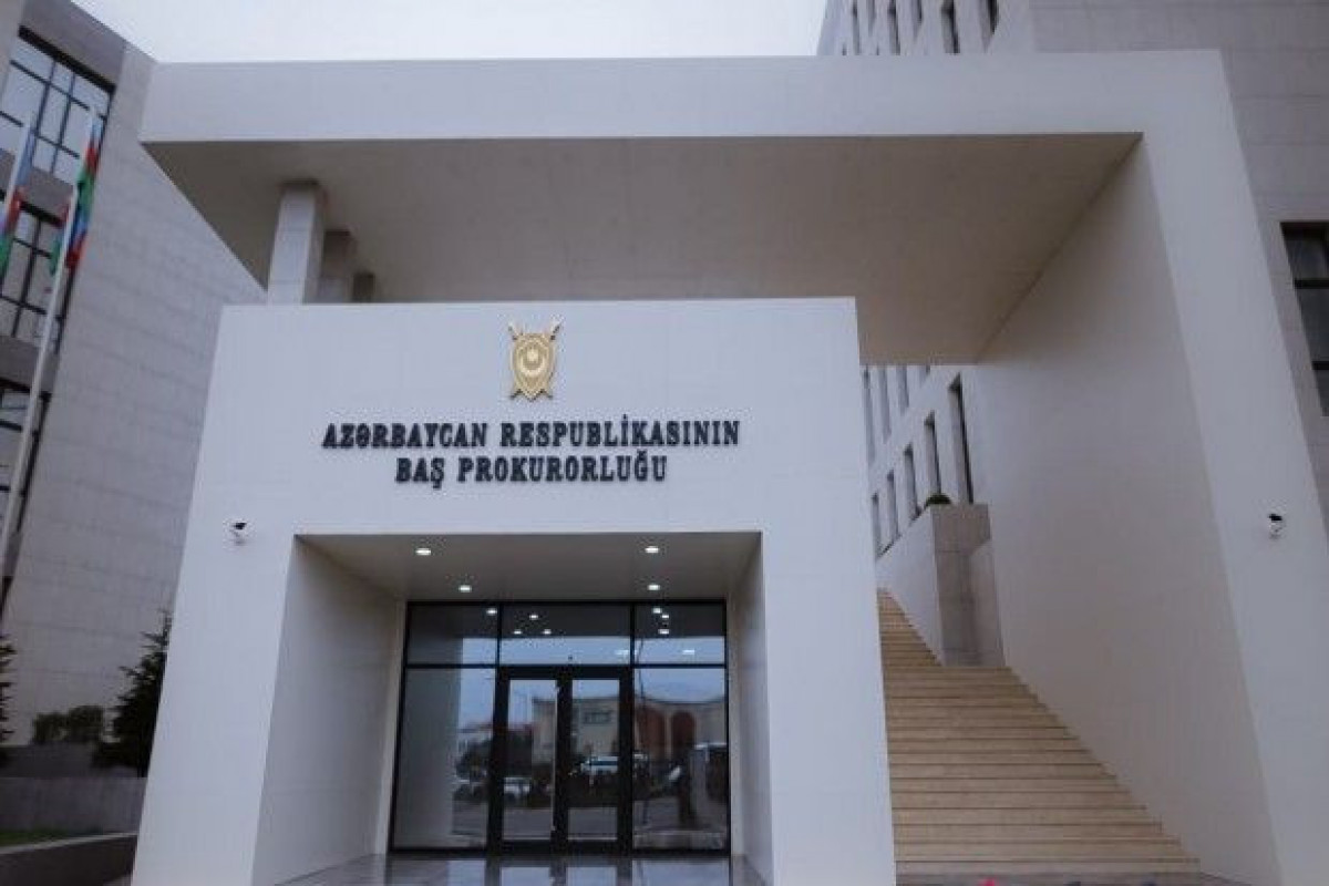 Baş Prokurorluq Gəncə İH ilə bağlı məlumat yaydı