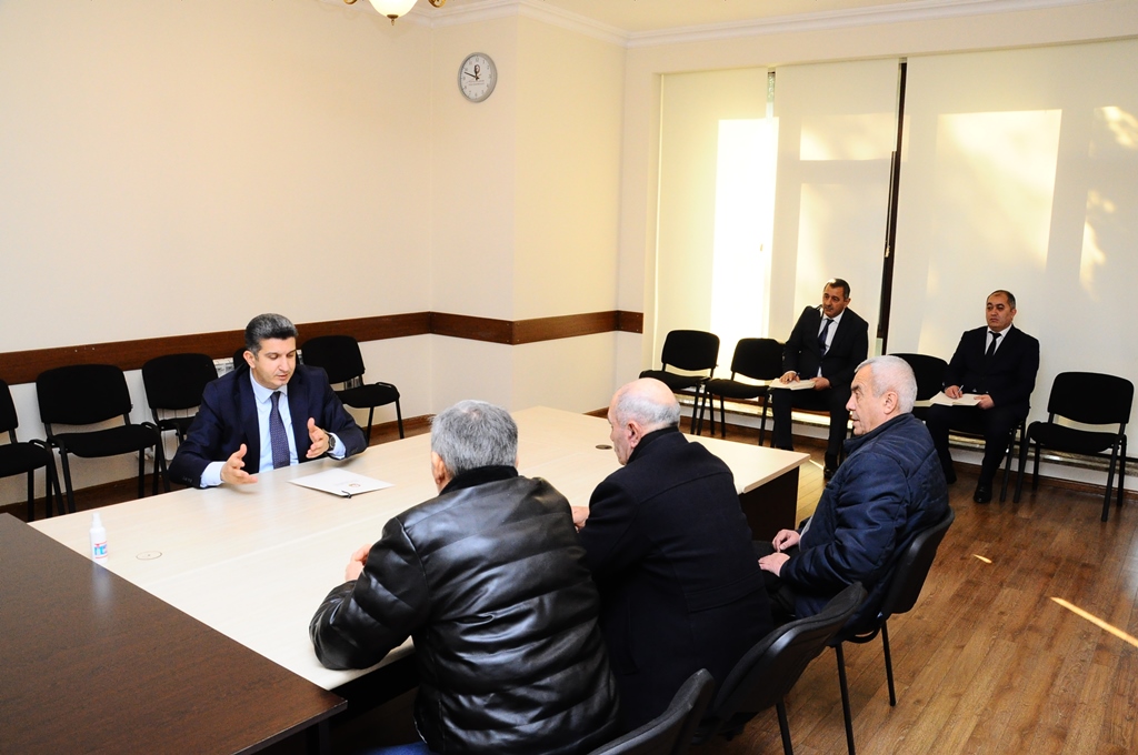 Naftalanda müharibə əlilləri və veteranlarla görüş - FOTO