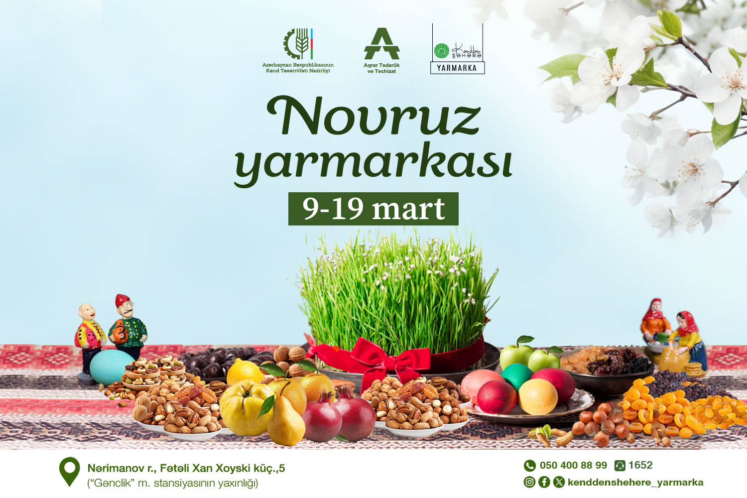 “Kənddən Şəhərə” Novruz yarmarkası KEÇİRİLƏCƏK