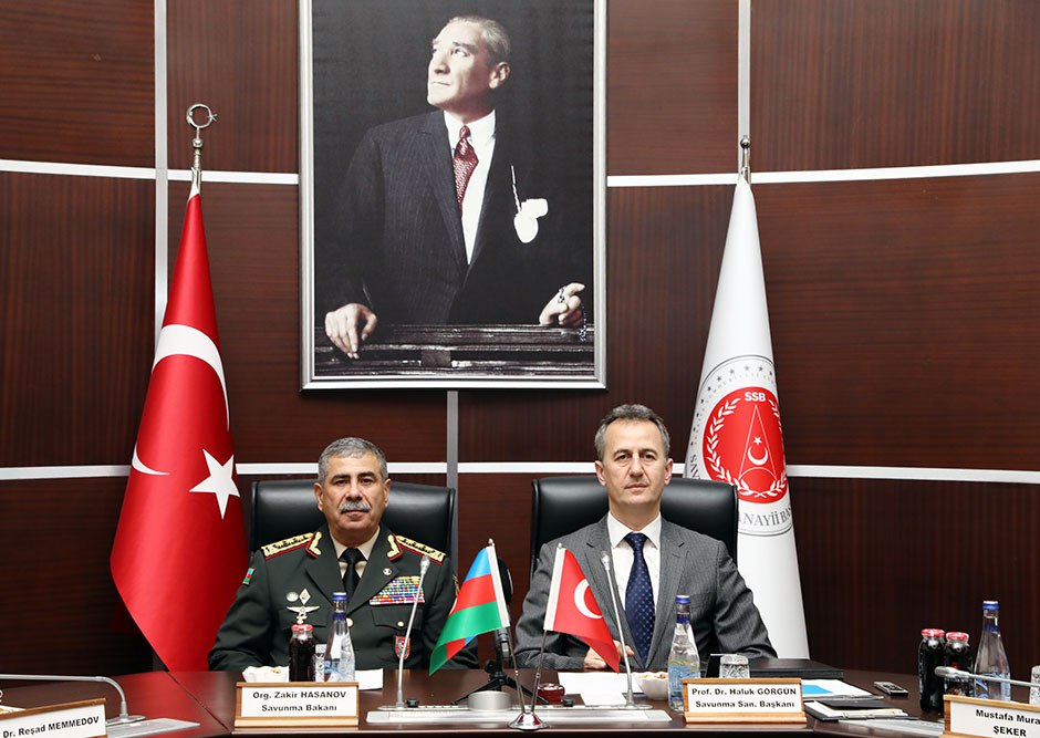 Azərbaycan və Türkiyə arasında hərbi müzakirə - FOTOLAR