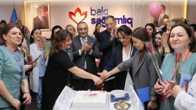 Bakı Sağlamlıq Mərkəzində 8 Martla bağlı tədbir - FOTOLAR