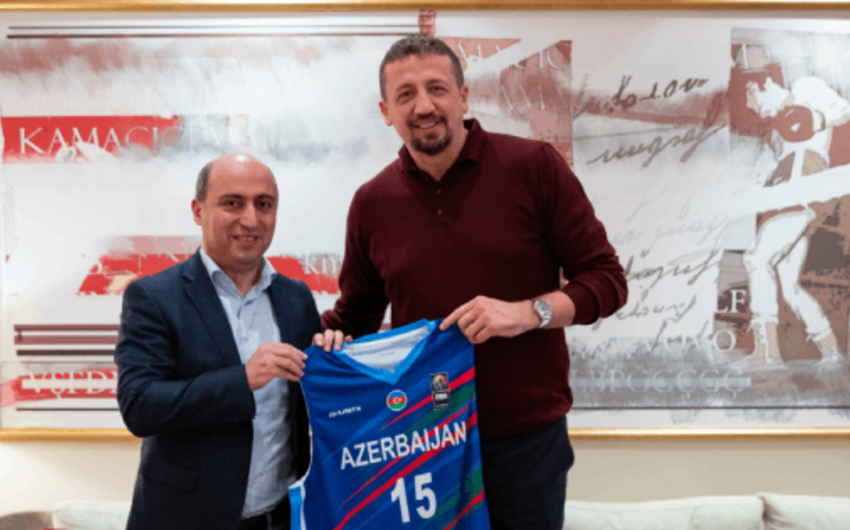 Emin Əmrullayev Türkiyə Basketbol Federasiyasının prezidenti ilə görüşdü