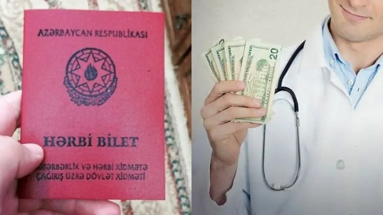 Saxta hərbi bilet adı ilə rüşvət alan şəxs HƏBS EDİLDİ