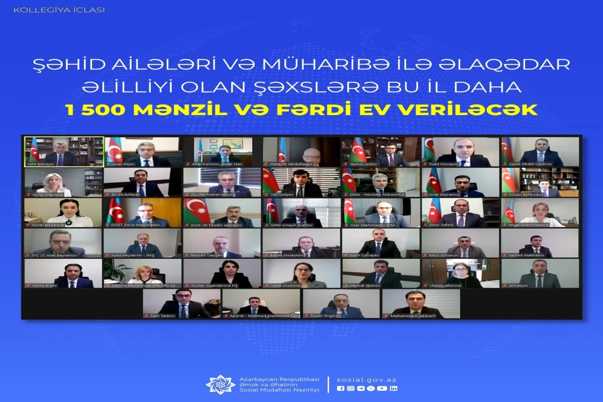 Sahil Babayev kollegiya iclası keçirdi