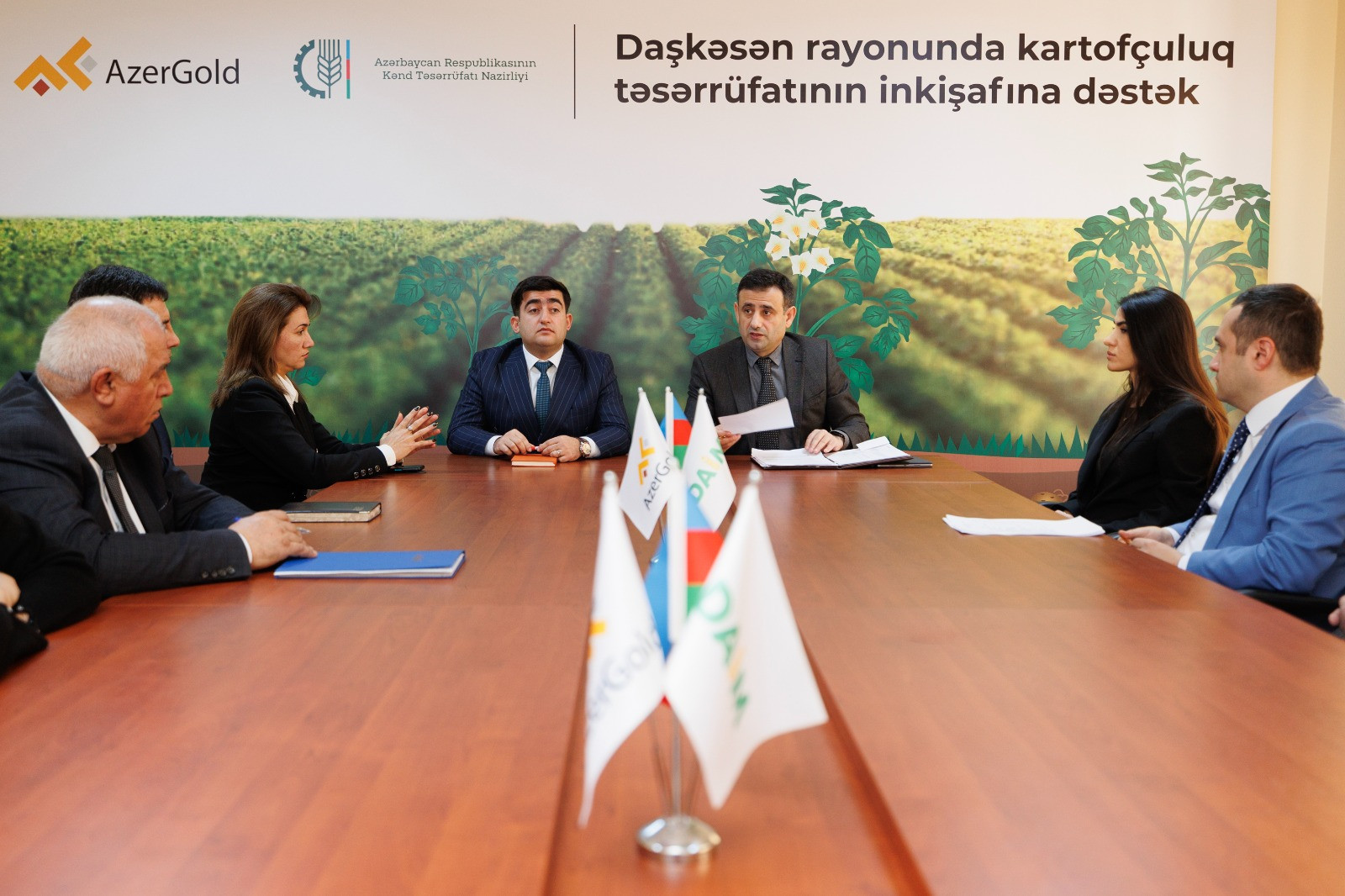 Daşkəsəndə kartofçuluq təsərrüfatının inkişafına dəstək layihəsinin icrasına başlanıldı