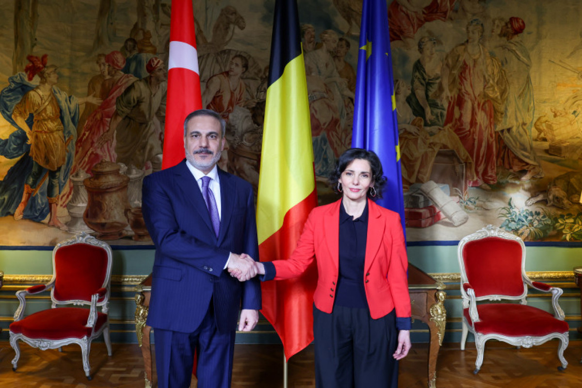 Hakan Fidan belçikalı həmkarı ilə danışıqlar apardı