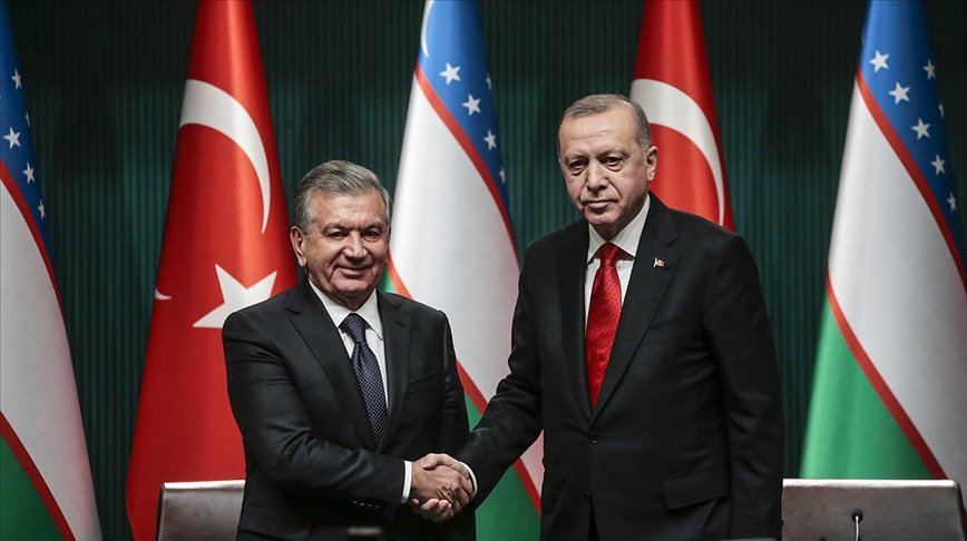 Mirziyoyev Ərdoğanla danışdı