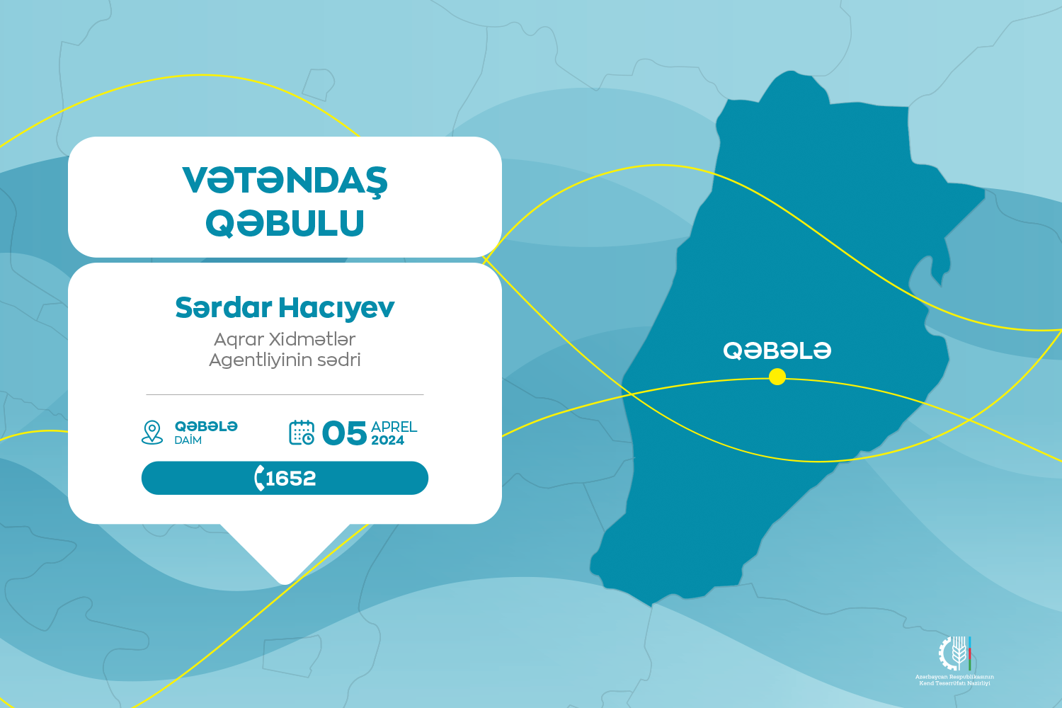 Sərdar Hacıyev Qəbələdə vətəndaşların müraciətini dinləyəcək