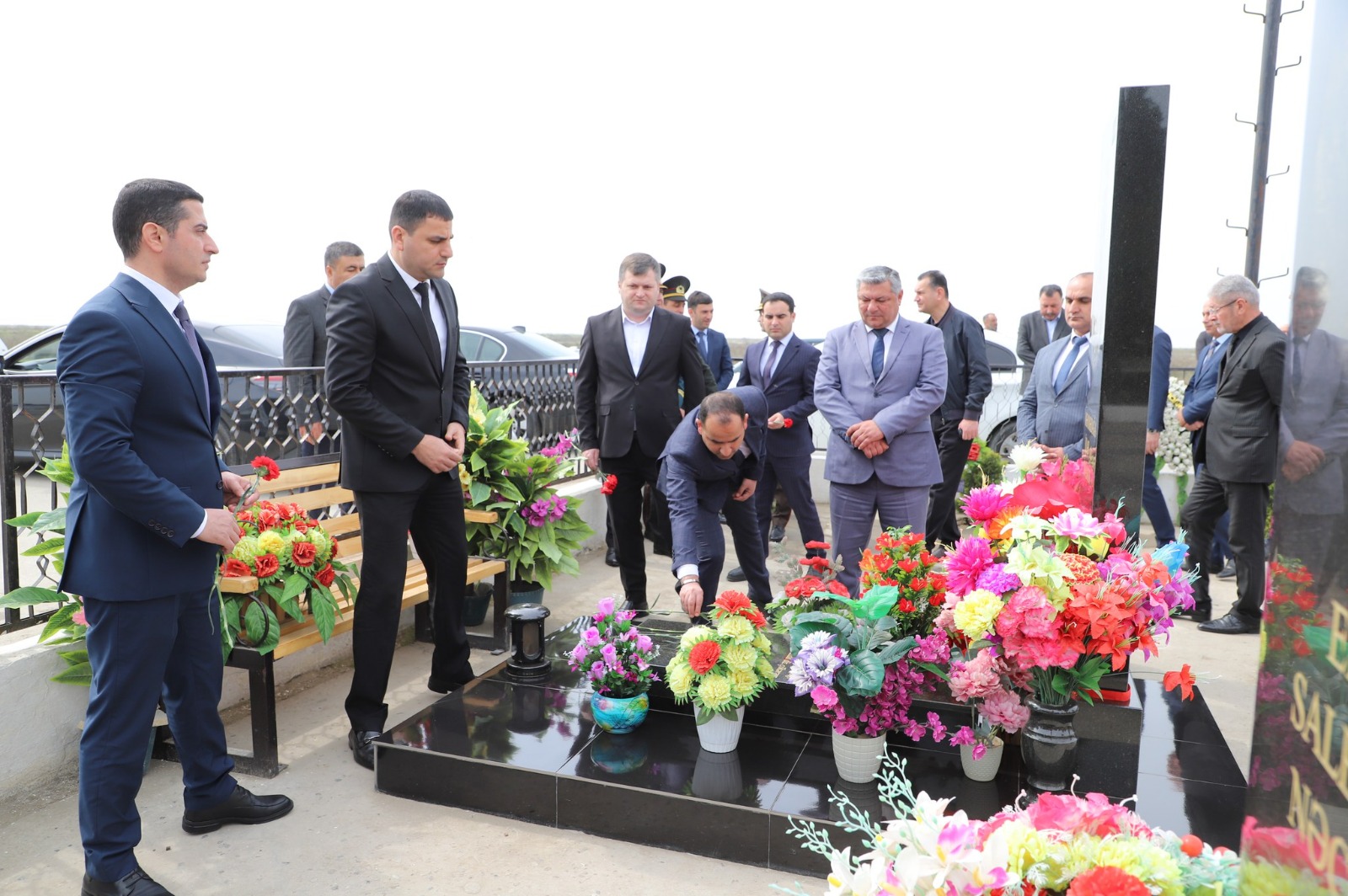 Neftçalada Aprel döyüşlərinin 8-ci ildönümü qeyd olundu - FOTO