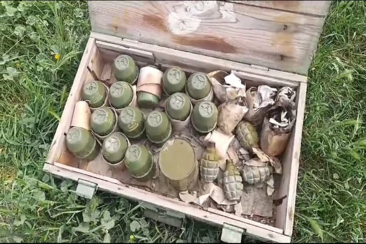 Cəbrayılda 23 qumbara aşkarlanıb - FOTO