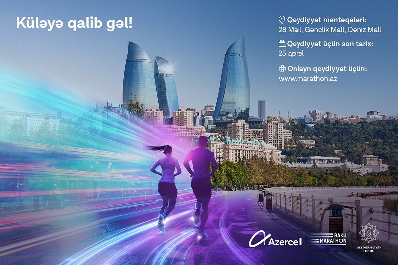“Azercell Telekom”un tərəfdaşlığı ilə “Bakı Marafonu 2024” baş tutacaq