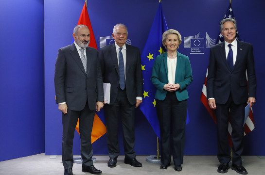 Paşinyan Brüssel görüşündən YAZDI