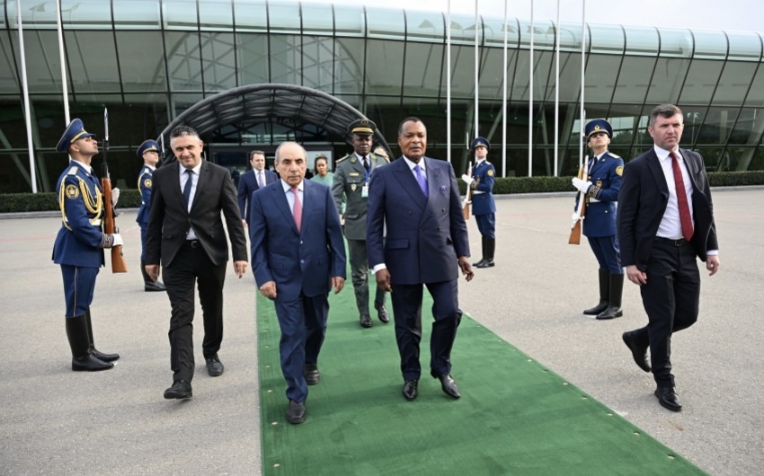 Konqo Prezidentinin Azərbaycana səfəri başa çatdı 