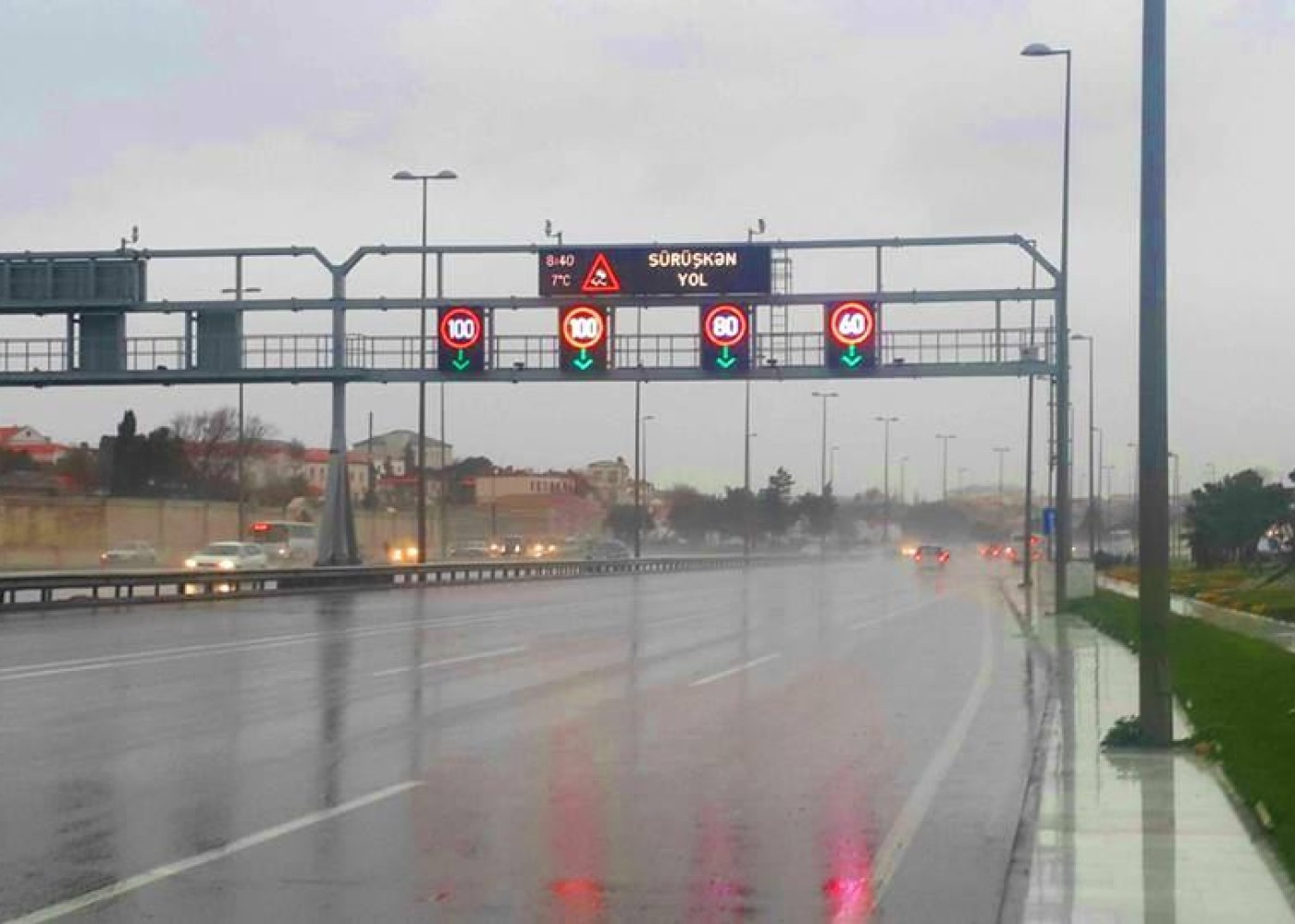 Zığ dairəsi - Hava Limanı yolunda sürət həddi endirildi