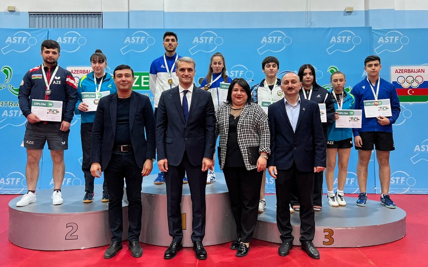 Stolüstü tennis üzrə Azərbaycan çempionları müəyyənləşdi