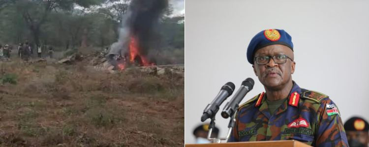 Keniyada helikopter qəzası - Baş komandan öldü