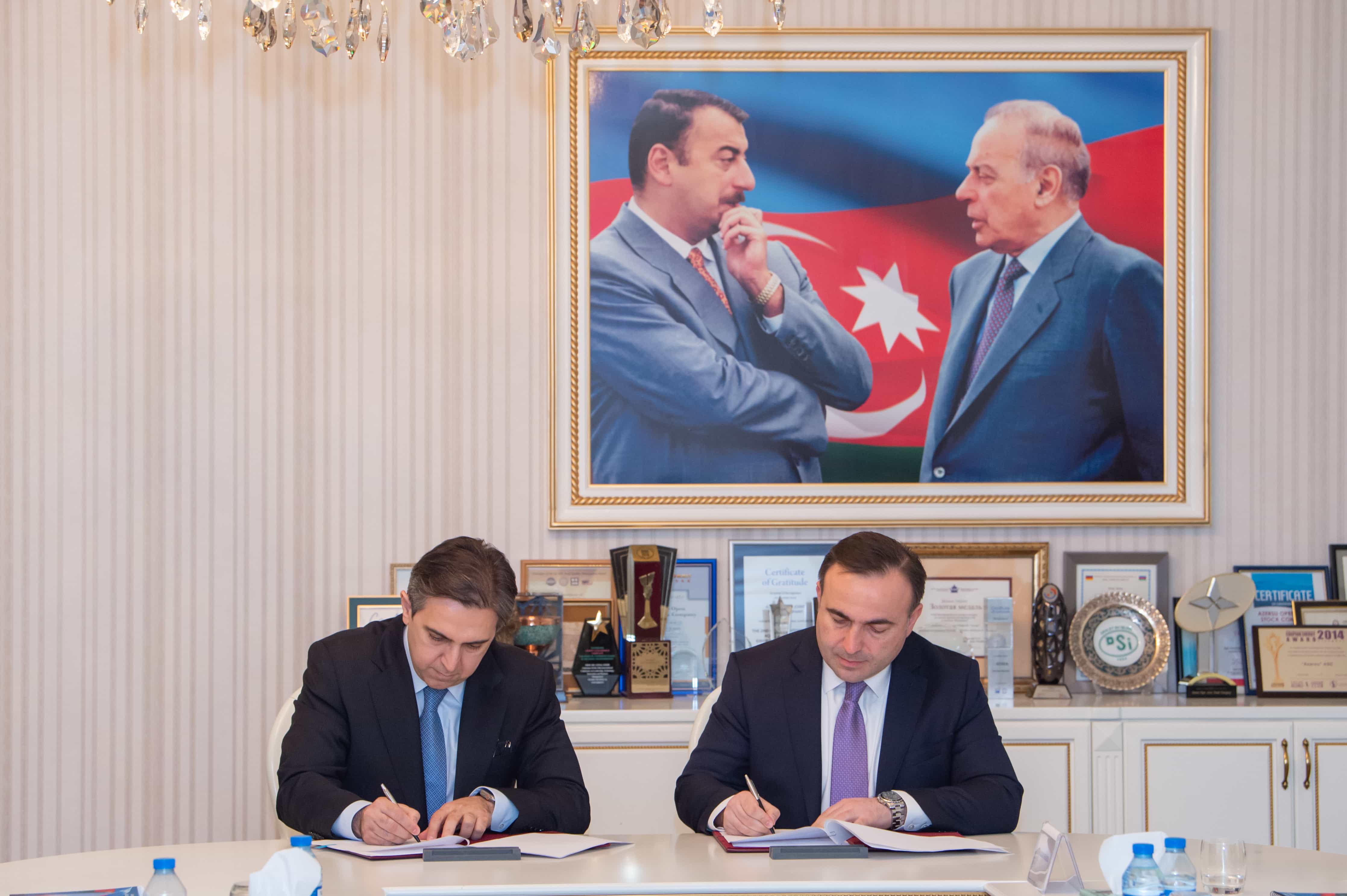 Su Ehtiyatları Agentliyi ilə bp şirkəti arasında müqavilə imzalandı - FOTOLAR