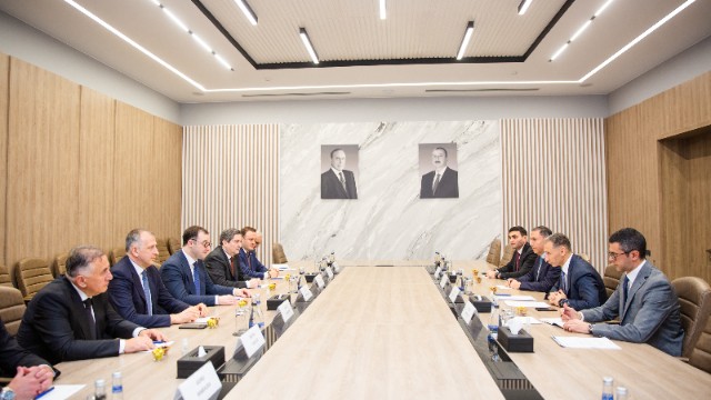 Rəşad Nəbiyev gürcüstanlı deputatlarla görüşdü