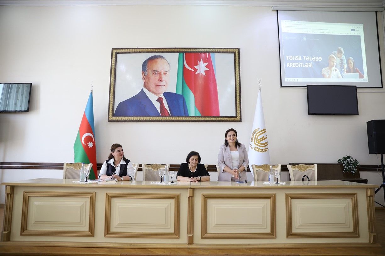 Təhsil Tələbə Krediti Fondunun nümayəndələri GDU-də - FOTO