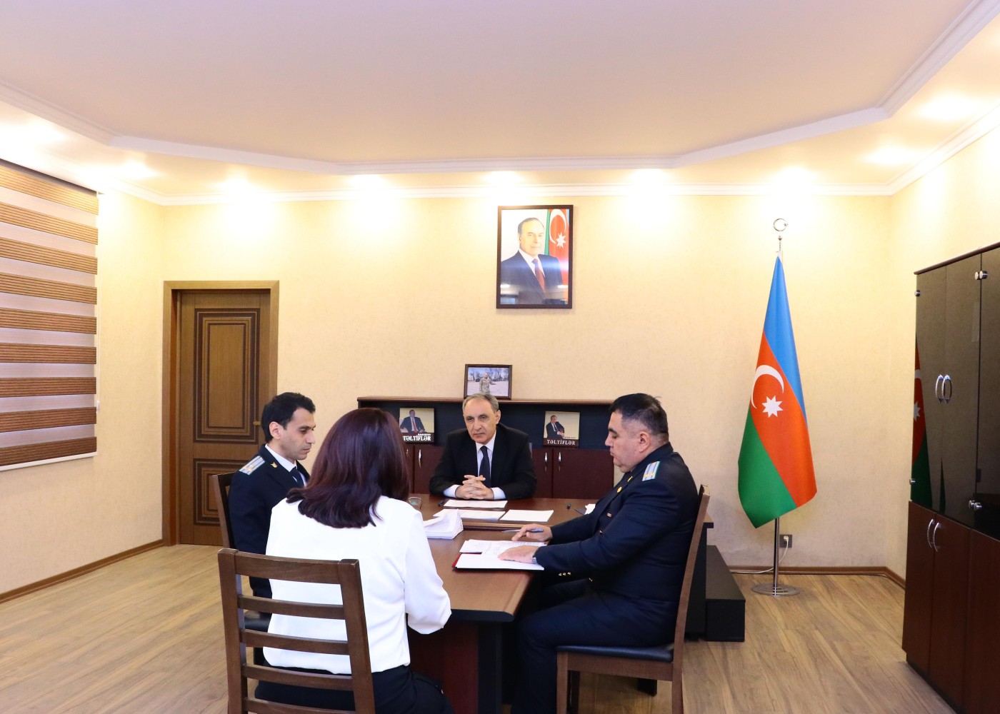 Baş prokuror Tərtərdə vətəndaşları qəbul etdi - FOTOLAR