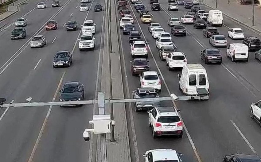 Bakının əsas yollarında tıxac var - SİYAHI