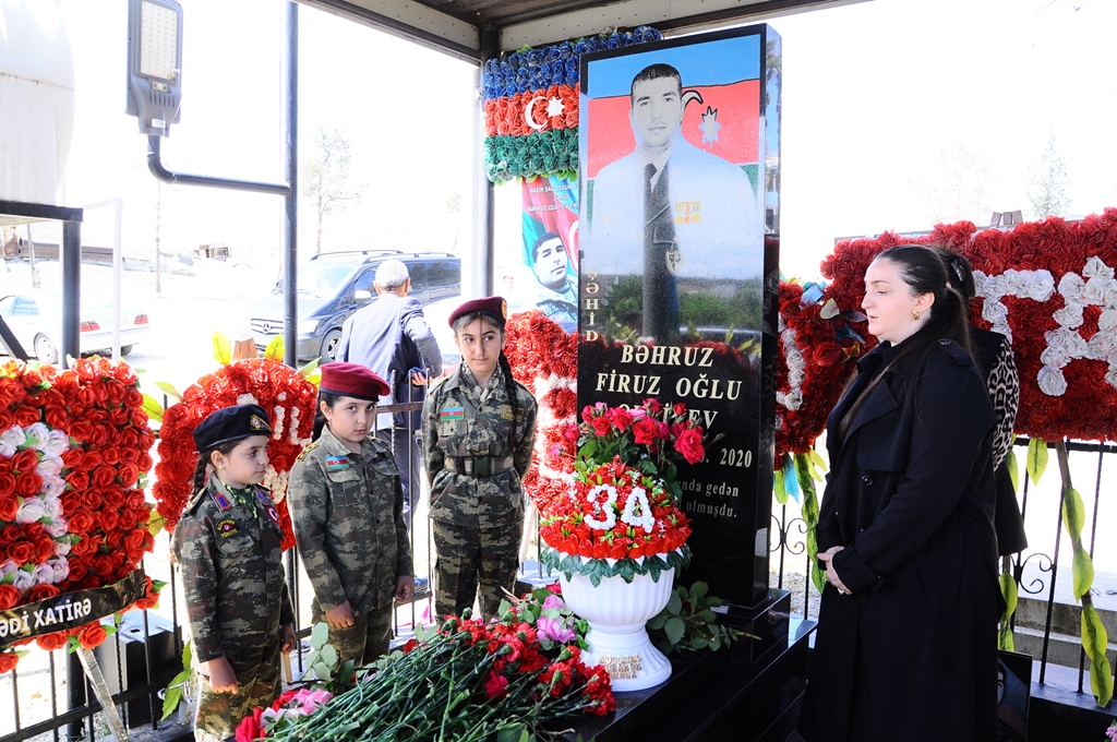 Naftalanda Şəhid Bəhruz Quliyev yad edildi - FOTOLAR