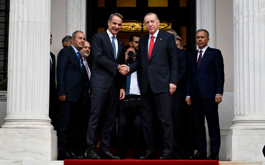 Ərdoğan və Miçotakis əməkdaşlıq sazişləri imzalayacaqlar