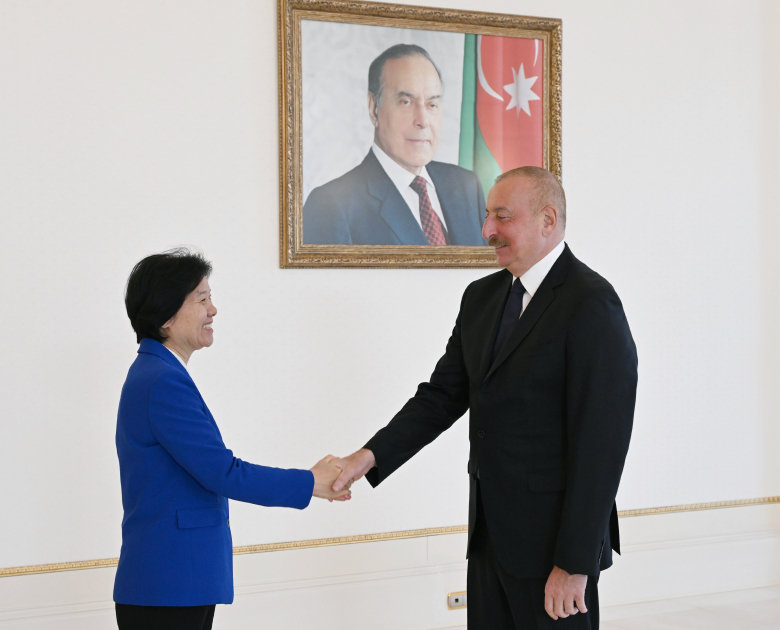 İlham Əliyev Ümumçin Komitəsinin sədr müavinini qəbul edib 