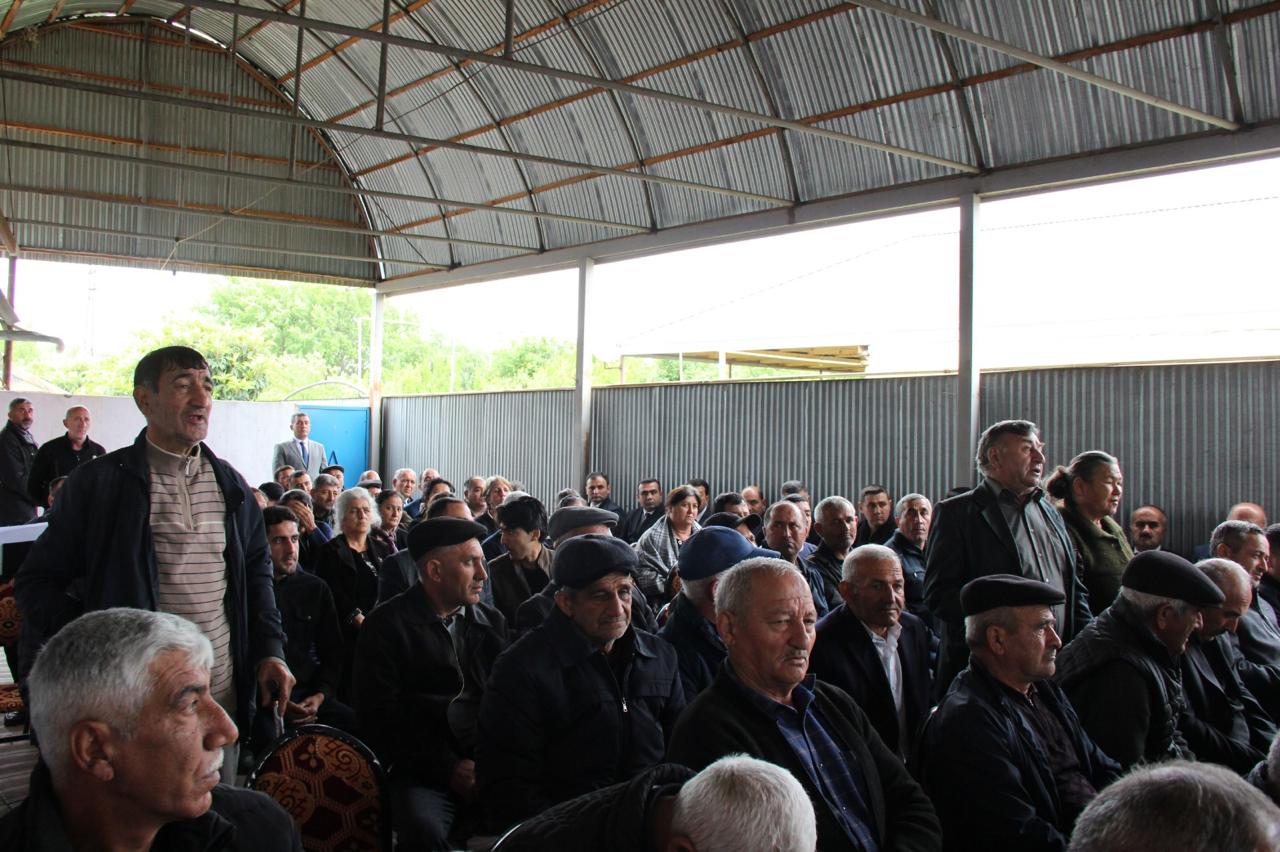 Goranboyun Qırıqlı kəndində səyyar qəbul keçirilib - FOTO
